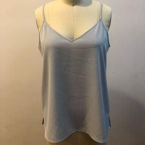 Blue Uniqlo Simple Tank